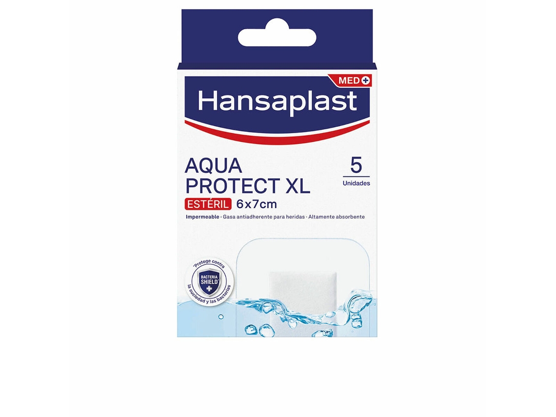 Apósitos Impermeáveis Hansaplast Hp Aqua Protect Xl 5 Unidades 6 X 7 Cm
