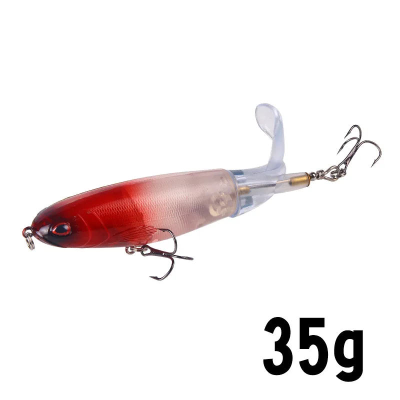 (modelo F35g) Isca Artificial Rígida Gigante Em Formato De Papoula Para Pesca De Superfície.