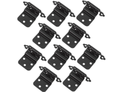 Conjunto De 10 Dobradiças Americanas Para Portas Armários Cozinha E