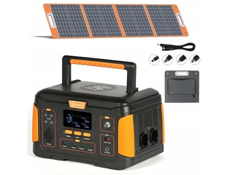 Power Bank Flashfish J1000 1000w 252000mah 932.4whpainel Solar Tsp100w, Portátil Gerador Elétrico De Energia Para Acampamento Bateria