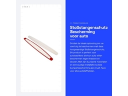 Proteção De Perna De Lugar 2 Peças - Schokbestendig - Duurzaam - Branco