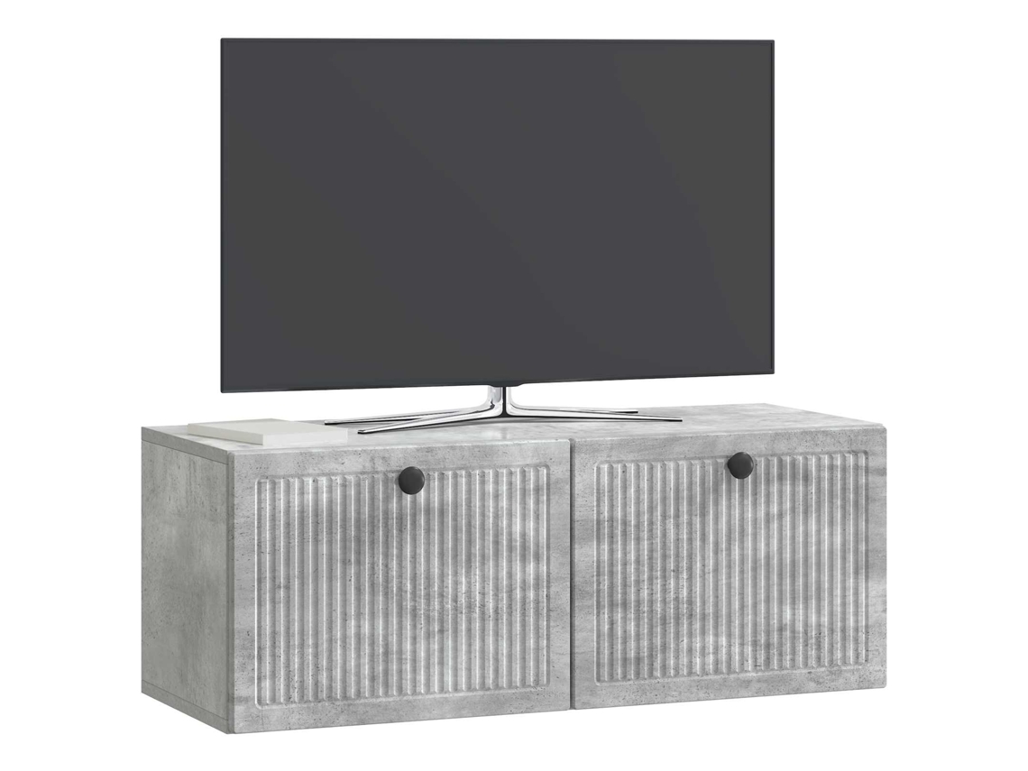 Gabinete de TV MAISON EXCLUSIVE Parede Carvalho Fumado 78,5x31x30 Cm
