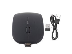 Aetheria mouse Sem Fio Carregável 2.4ghz 1600dpi Sensor Óptico Ergonômico Silencioso Preto