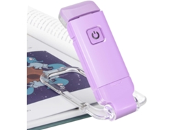 Luminária De Leitura Led, Intensidade Regulável, Clipe, Para Estudo, Cabeceira, Trabalho, Artesanato Ou Viagens