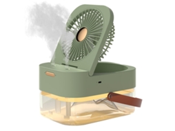 Mini ventilador de mesa dobrável e silencioso com luz noturna LAXISCREED
