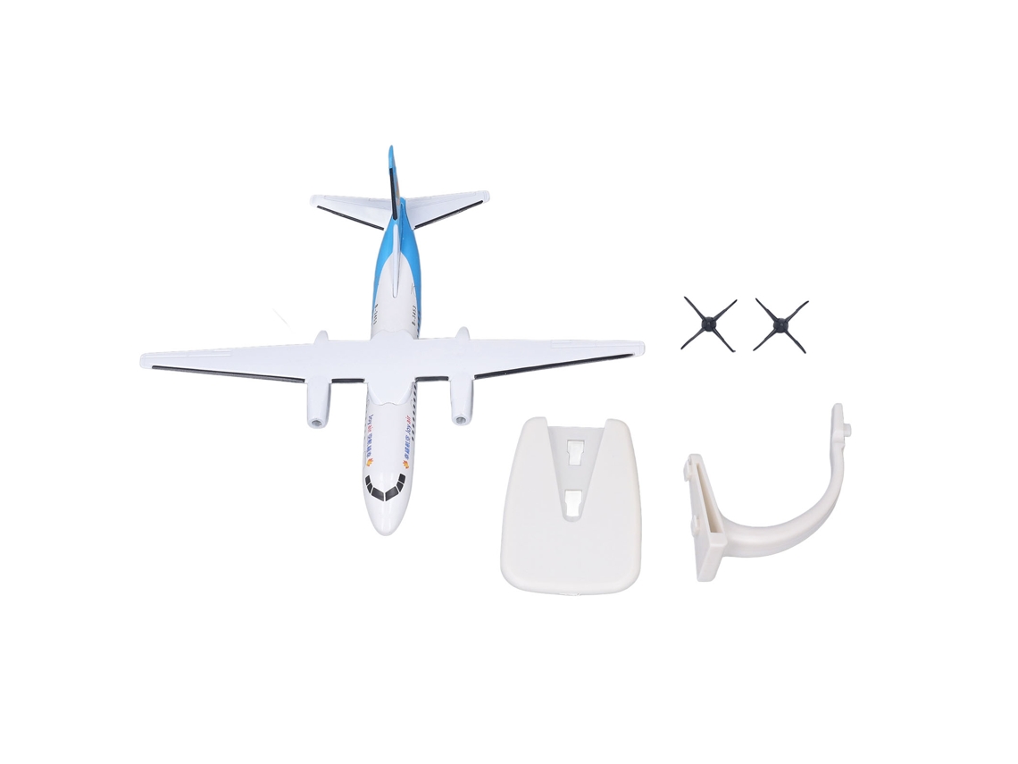 Mali modelo de Aeronave de Liga Metal Die Cast Brinquedo Presente Decoração Mesa 18cm