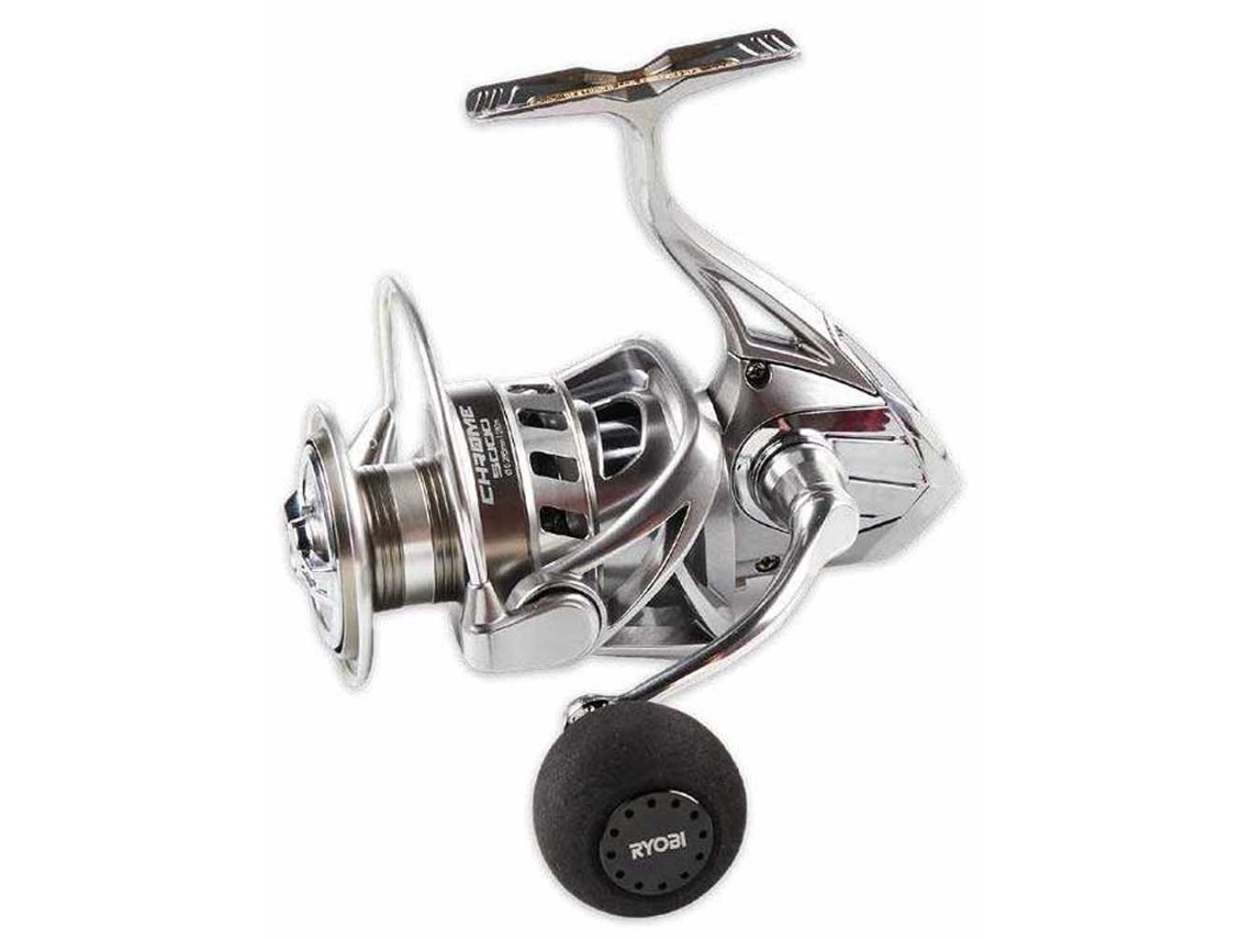 Molinete Spinning Chrome Prateado 4000Tubertini