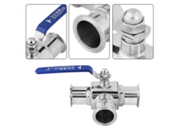 Válvula Esférica Tripla Aço Inox 2 Polegadas