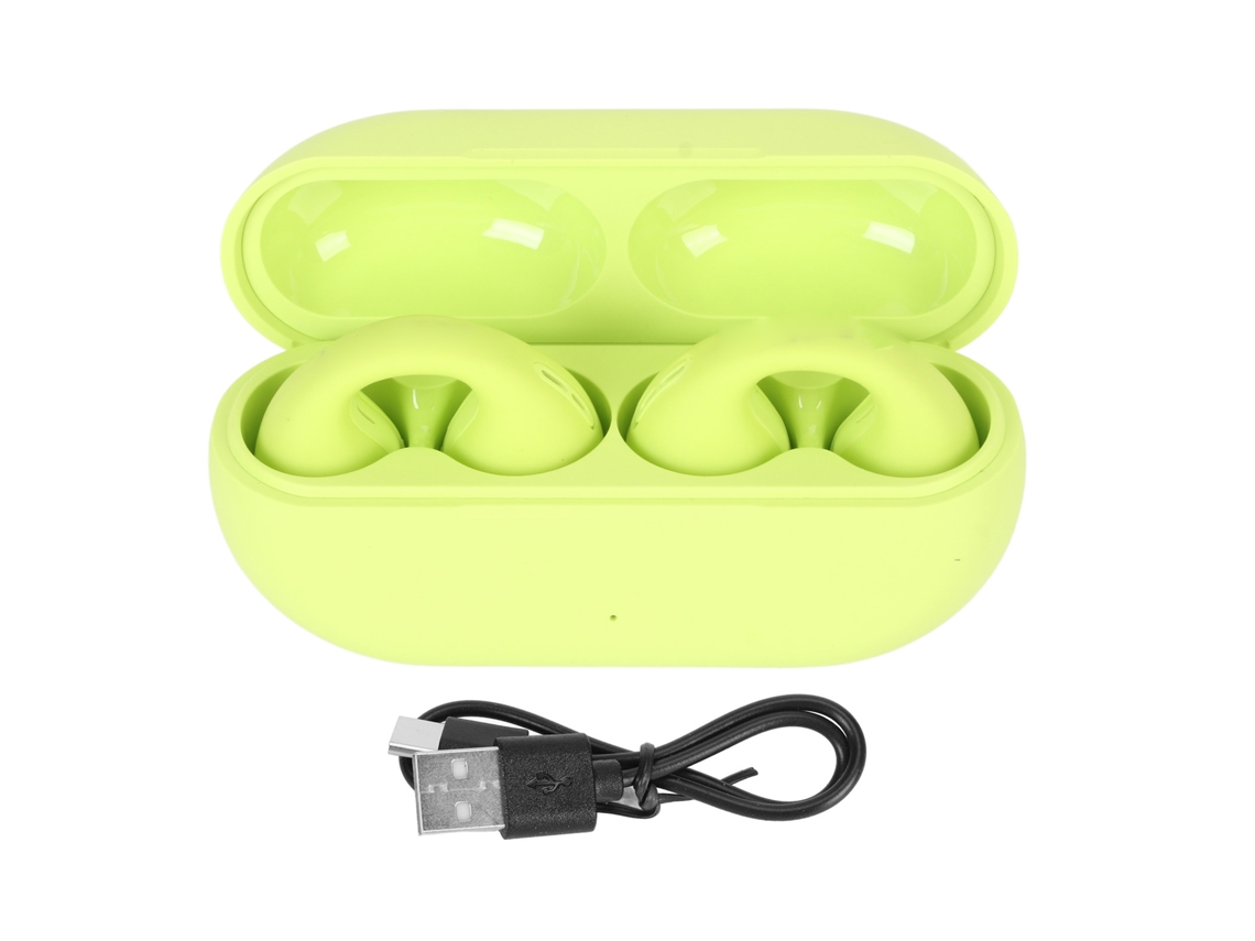 Fones de Ouvido LAXISCREED Condução Óssea Bluetooth Clip on