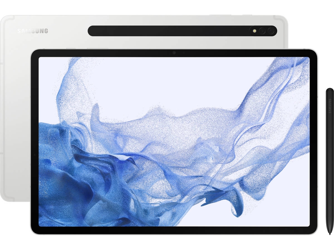 Tablet SAMSUNG Galaxy Tab S8+ (12.4'' - 128 GB - 8 GB RAM - Wi-Fi - Prateado)