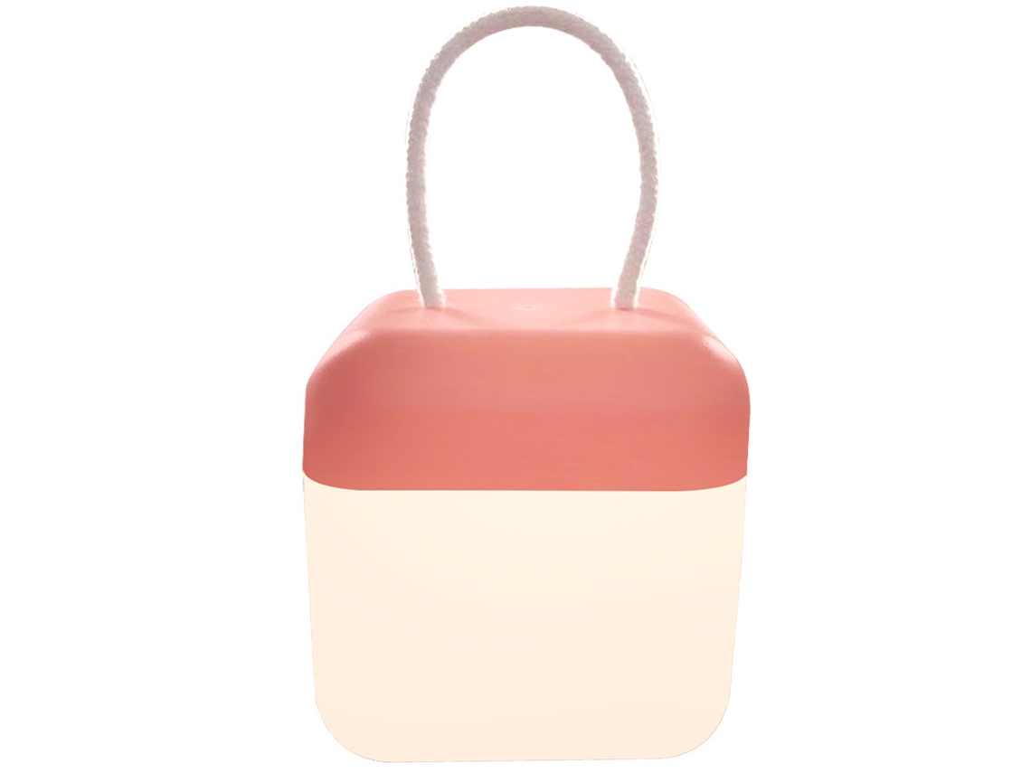 Luminária Noturna Infantil Recarregável em Formato de Cubo, Portátil, para Cabeceira, Ideal para Bebês e Durante a Licença BRILVIBERA