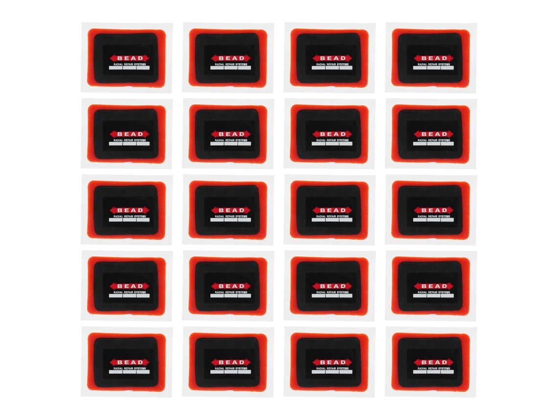 Mali 20pcs Parche de Reparo de Pneu 55x75mm Borracha Espessada para Bicicleta Moto Carro