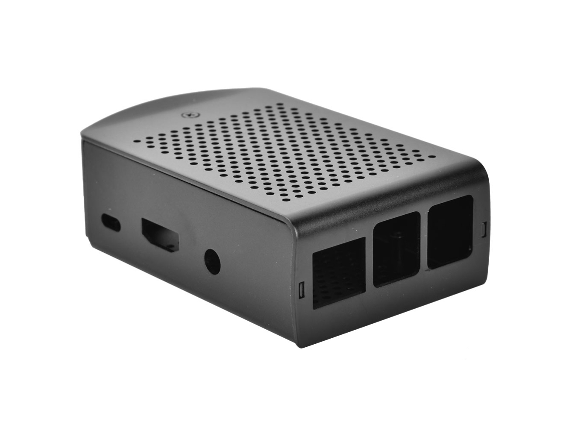 Laxiscreed Carcaça De Alumínio Para Raspberry Pi 3 Model B/b+ Com Dissipador De Calor
