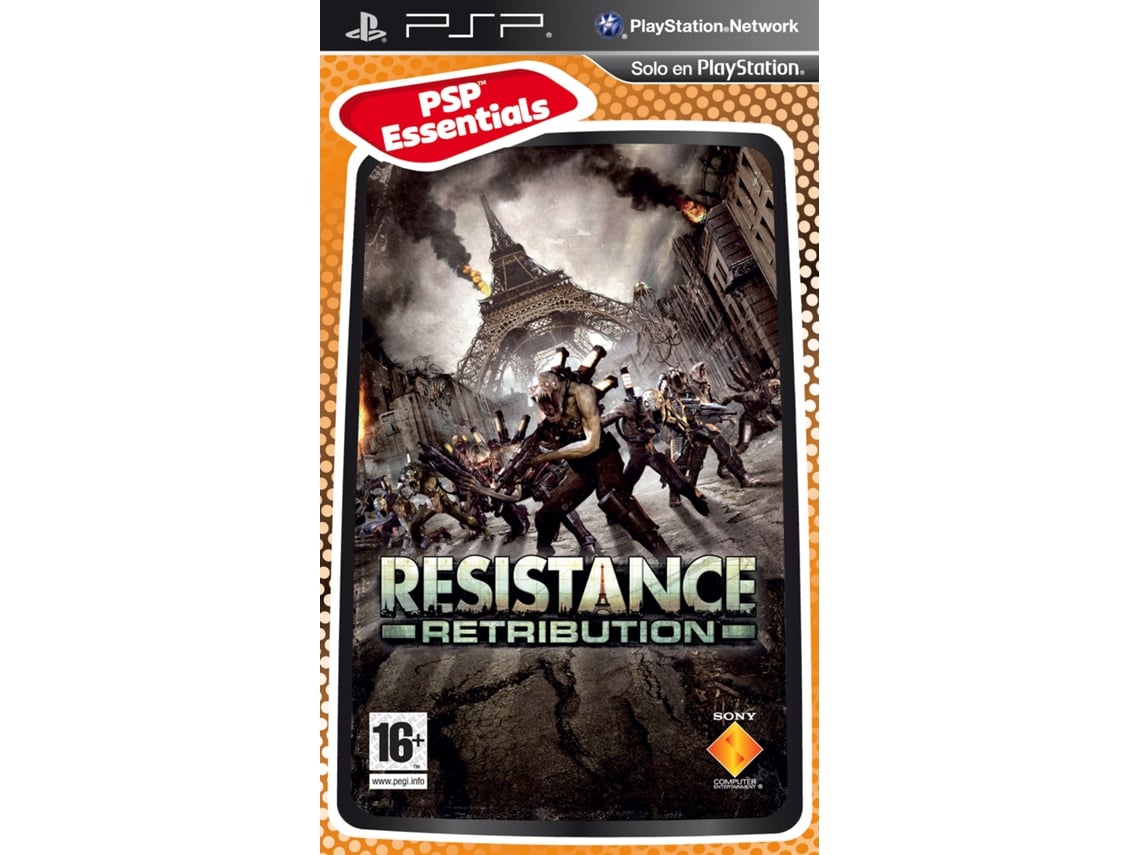 Jogo PSP Essentials Resistance: Retribution