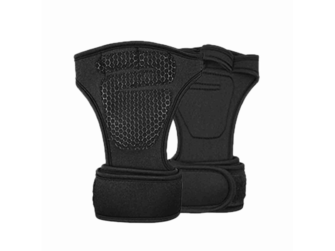 Luvas de Levantamento de Pesos com Apoio no Pulso, Antiderrapante, para Musculação e Pull Ups S/MARCA