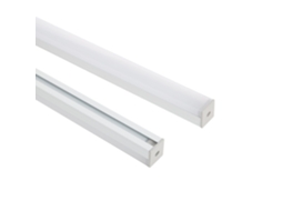 Perfil de alumínio suspenso 2m para fita de LED até 17mm branco 2m semitransparente