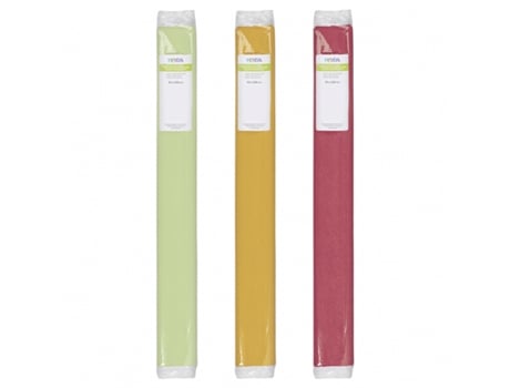 Papel Crepe HEYDA Metalizado Prata 0.5X2.50 Mt Blister