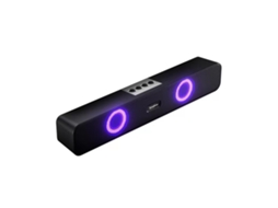 Barra de som com subwoofer EOOCOO (com luz RGB)
