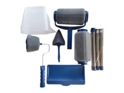 Conjunto De Rolos De Pintura De Alta Qualidade Para Decoração De Interiores E Exteriores, Multifuncional, Lavável E Reutilizável, Fácil De Usar, Sem P