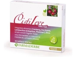 Suplemento Alimentar FARMADERBE Cistileve Forte Plus (30 cápsulas)