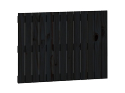 Wall Headboard, Wall Headboards Vidaxl Preto Madeira De Pinho (82.5 X 60 Cm)