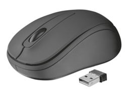 Rato TRUST 21509 (Wireless - Ótico - 1000 dpi - Preto)