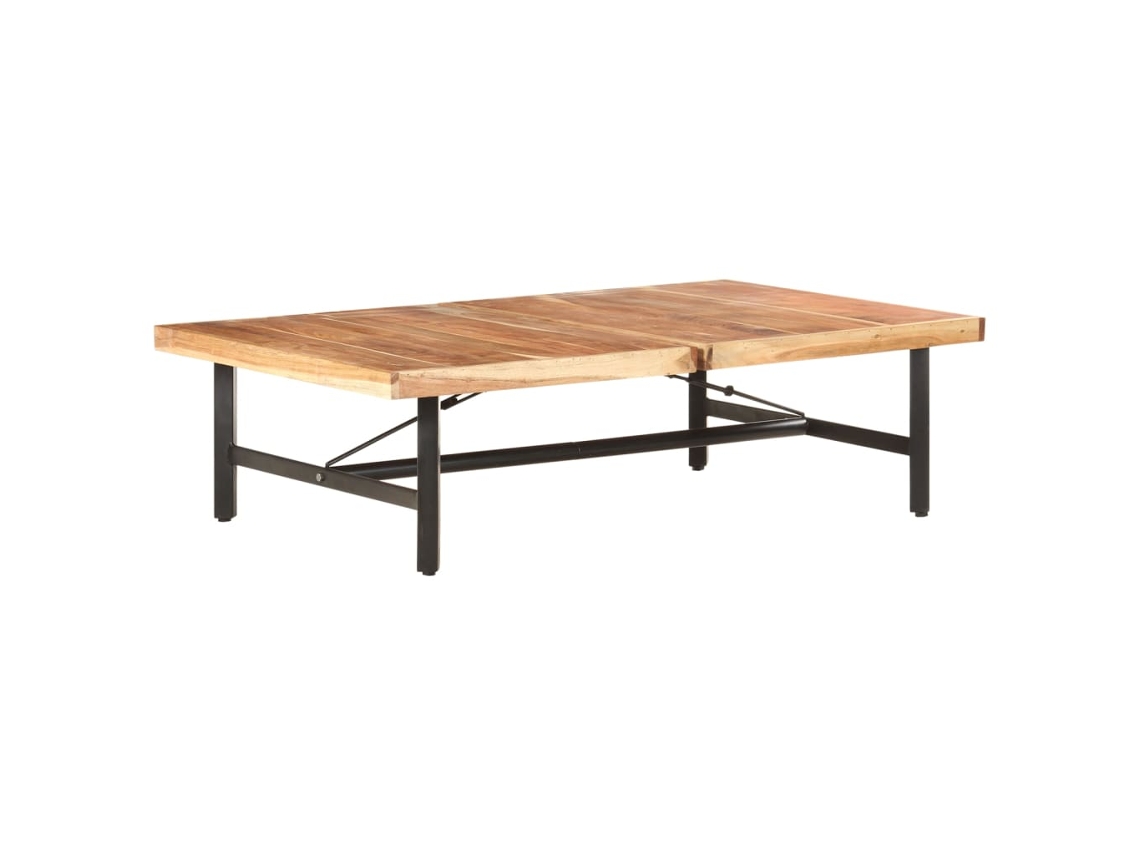 Mesa de Centro Apoio 142X90X42 Cm Madeira de Acácia Maciça