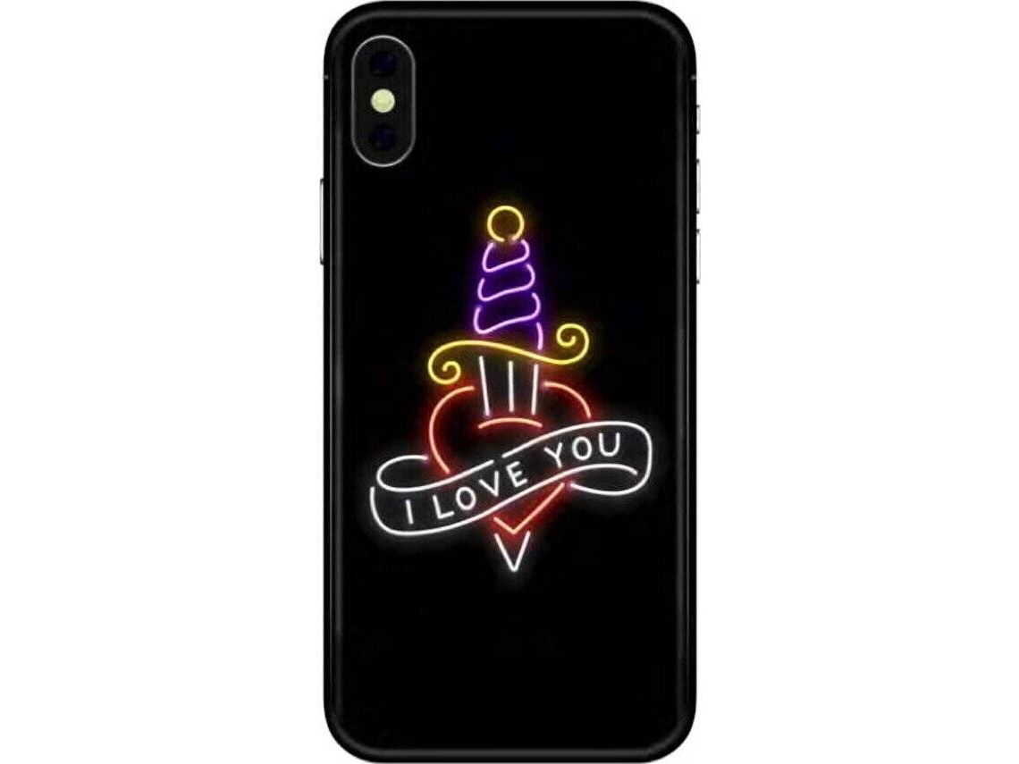 Capa iPhone XR BENJAMINS Neon Preto