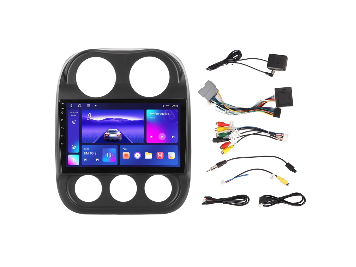 Rádio Carro Tela Touch 10.1" Android 12 Carplay Sem Fio Android Auto Bluetooth Gps Wifi
