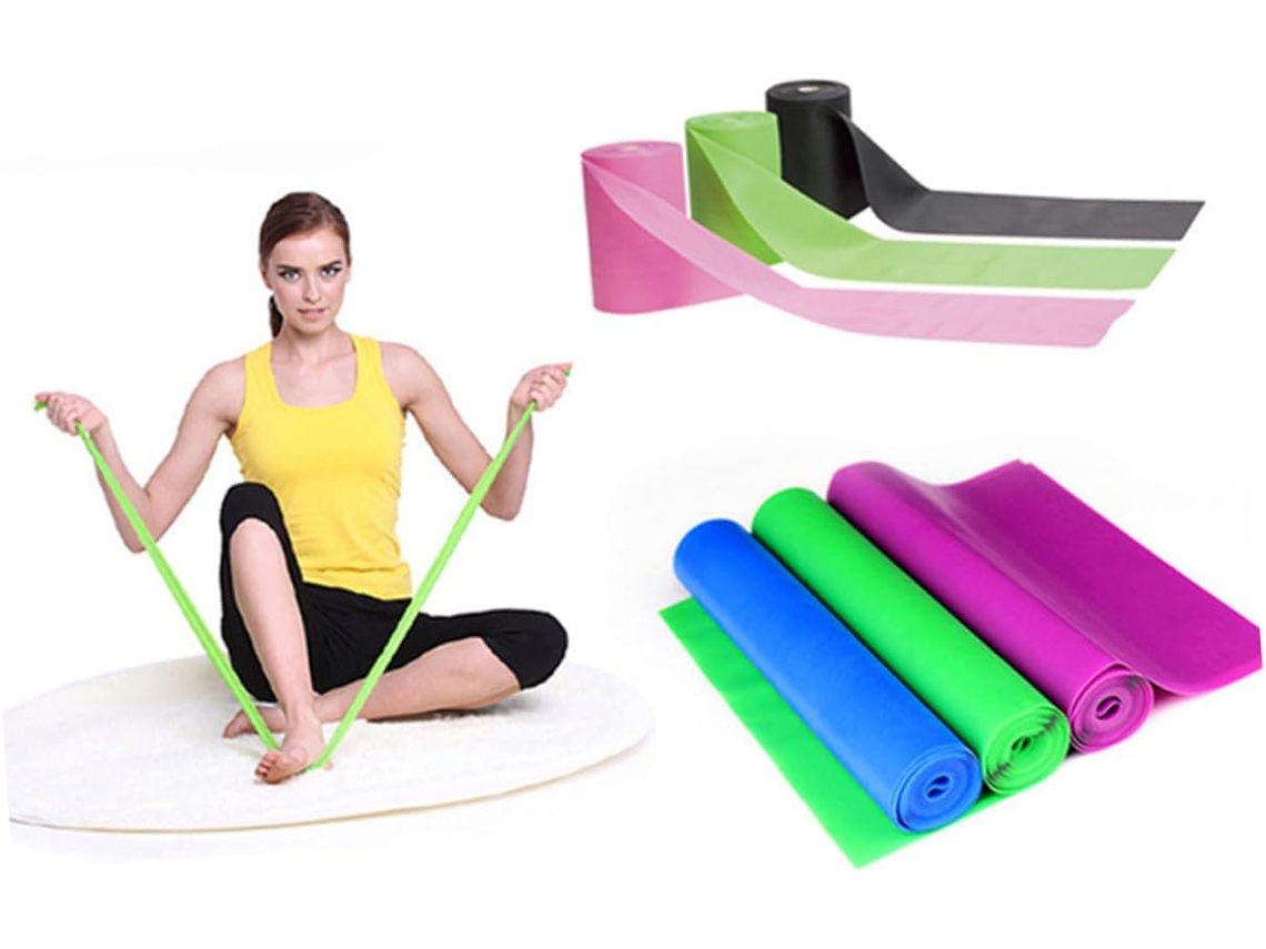 Faixas Elásticas De Exercício Aboofan Fitness Para Pilates, Treinamento Resistência E Fisioterapia Em Casa
