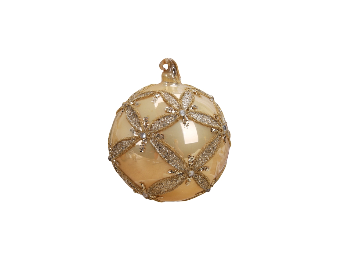 Laxiscreed Enfeite De Natal Em Vidro Para Árvore, Pendente Decorativo 9x9x9cm