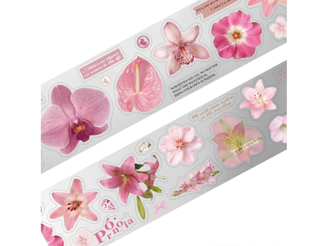 Fita Adesiva Decorativa Em Pet, Fita Adesiva Decorativa Para Artesanato, Ideal Para Scrapbooking E Diários. Fita Adesiva Reutilizável Em Pet, Mul