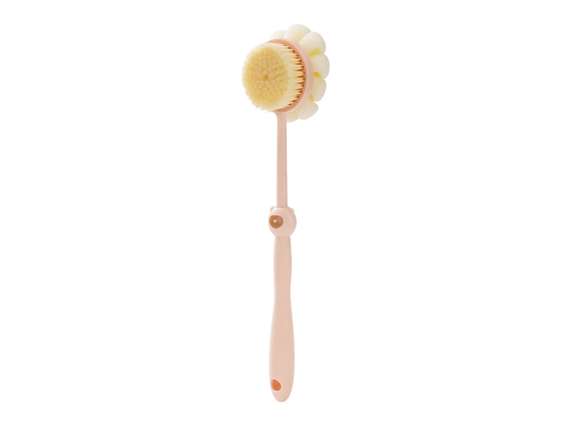 Escova de Banho de Costas com Cabo Extensível e Cerdas Macias para Exfoliação LAXISCREED