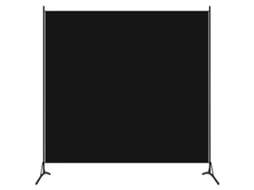 Room Divider, Room Dividers Vidaxl Preto Tecido (175 X 180 Cm)
