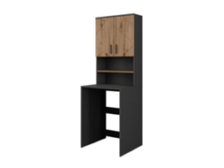 Armoire Máquina De Lavar Irma, 68x88,5cm 2 Peças, Antracite, Artesão, Vicco
