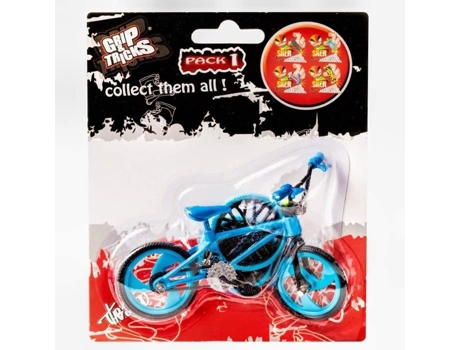 Pacote Finger Bmx Marca Mini Bicicleta Freestyle com Rodas e Ferramenta de Personalização GRIP&TRICKS