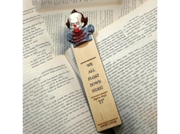 2026rebe marcador de Livros Horror 3d Stephen King It The Shining Resina Madeira Presente para Amantes de Livros B