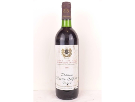 Vinho Tinto CHÂTEAU BEAU-SÉJOUR BÉCOT 1981 (75 cl - 1 unidade)