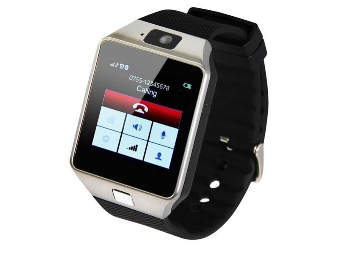 Bluetooth Smart Watch Phone Dz09 Suporte Tf Sim Card Hd Câmera Sincronização Sms Chamada para Android Phone