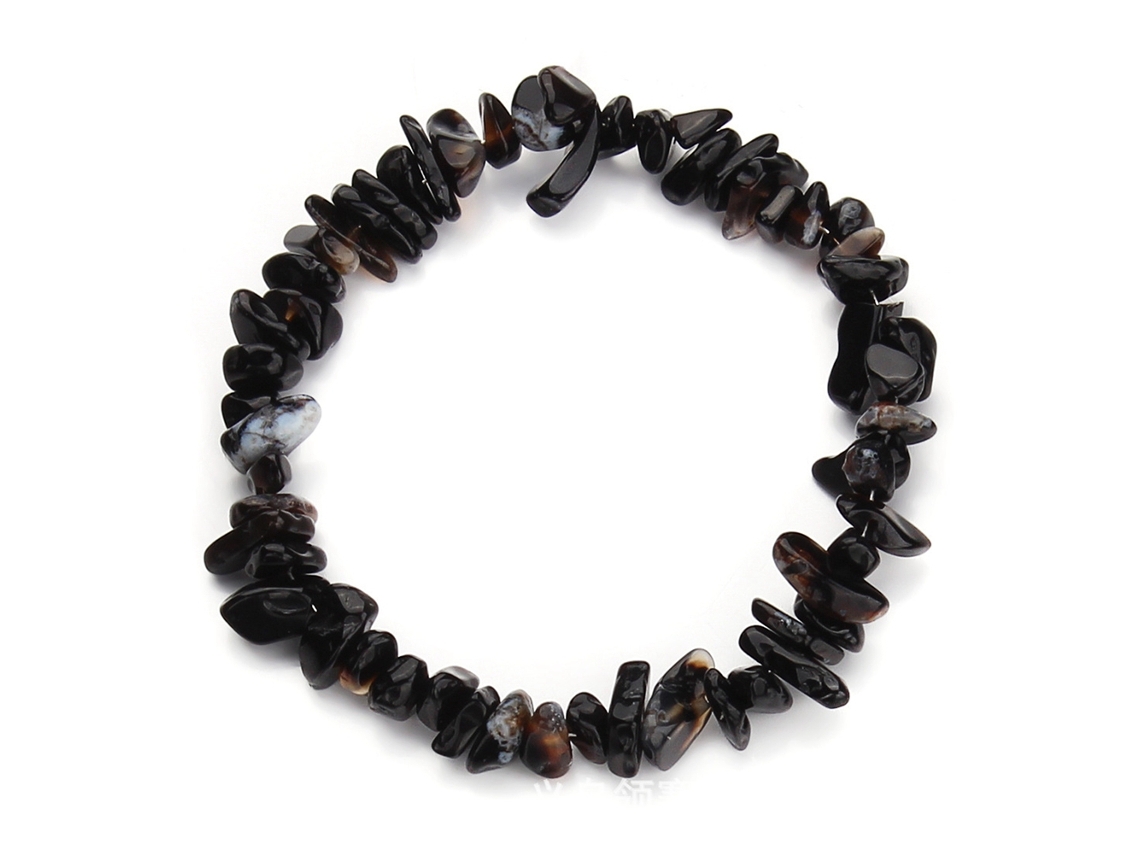 Pulseira Boêmia Com Pedras Coloridas Estilo Moderno