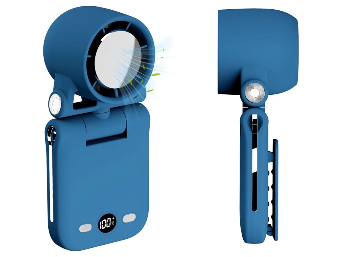 Turbo Azul Royal Clipe Usb Led P/ Pescoço/mesa