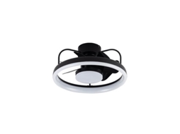Ventilador De Teto Led Strike 50w 4800lm. Cct Escurecido Cristalrecord