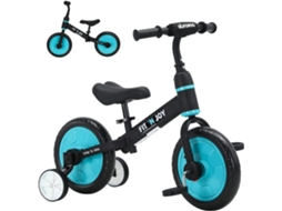 Bicicleta De Equilíbrio, Rodas De Treinamento, Montagem Fácil, Azul