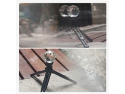 Cristal para fotografia com tripé, esfera de vidro óptico para fotos com bocal de rosca de 1/4'', efeito luminoso, acessórios decorativos para fotografia LAXISCREED