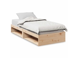 Sofá Cama Sem Colchão em Madeira de Pinho Maciça 90x190 cm MAISON EXCLUSIVE