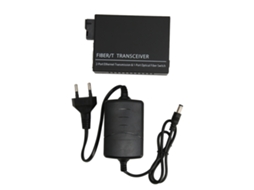 Aetheria transceptor de Fibra Single Mode Tx1310nm Rx1550nm 25km Conversor Ethernet Sc Porta Metal