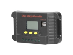 Controlador Solar Lcd Com Carregamento Usb 12/24v 10a