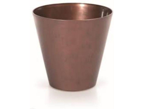 Vaso  Tubus Corten (Castanho - 25 x 23.3 cm)