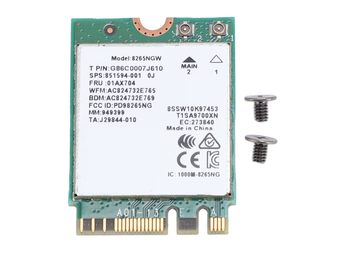 2026zentro-placa De Rede Sem Fio 8265ngw Wi-fi 5 Bluetooth 4.2 Para Laptop 2.4ghz 5ghz Win 7 8 10