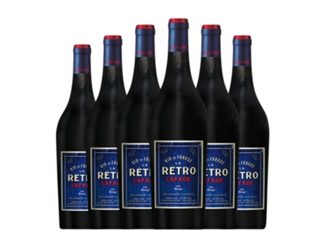 Vinho LAFAGE La Retro Vin de Pays Côtes Catalanes Jovem (0.75 L - 6 Unidades)
